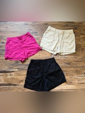 3 Pairs Womens Old Navy Comfy Casual Shorts, Size Small